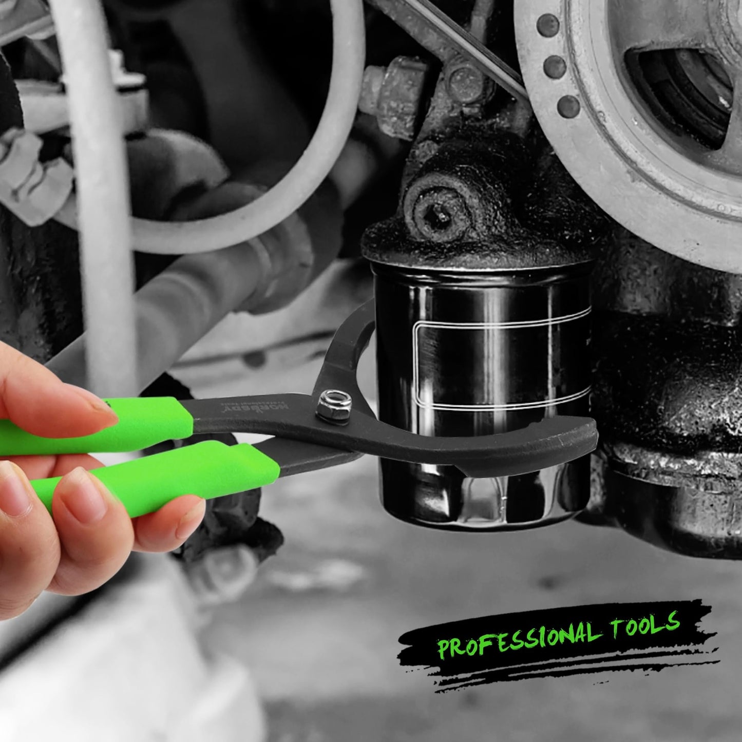 12" Adjustable Oil Filter Pliers Multifunction Oil Filter Removal Tool